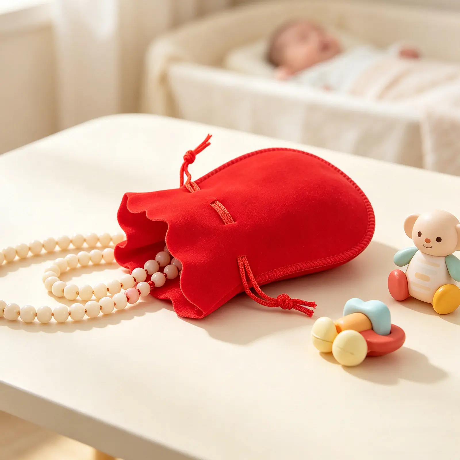 20Pcs Soft Touch Jewelry Pouches Drawstring Closure Gift Storage Bags for Bracelets Watches Rosary Coins 9x12cm