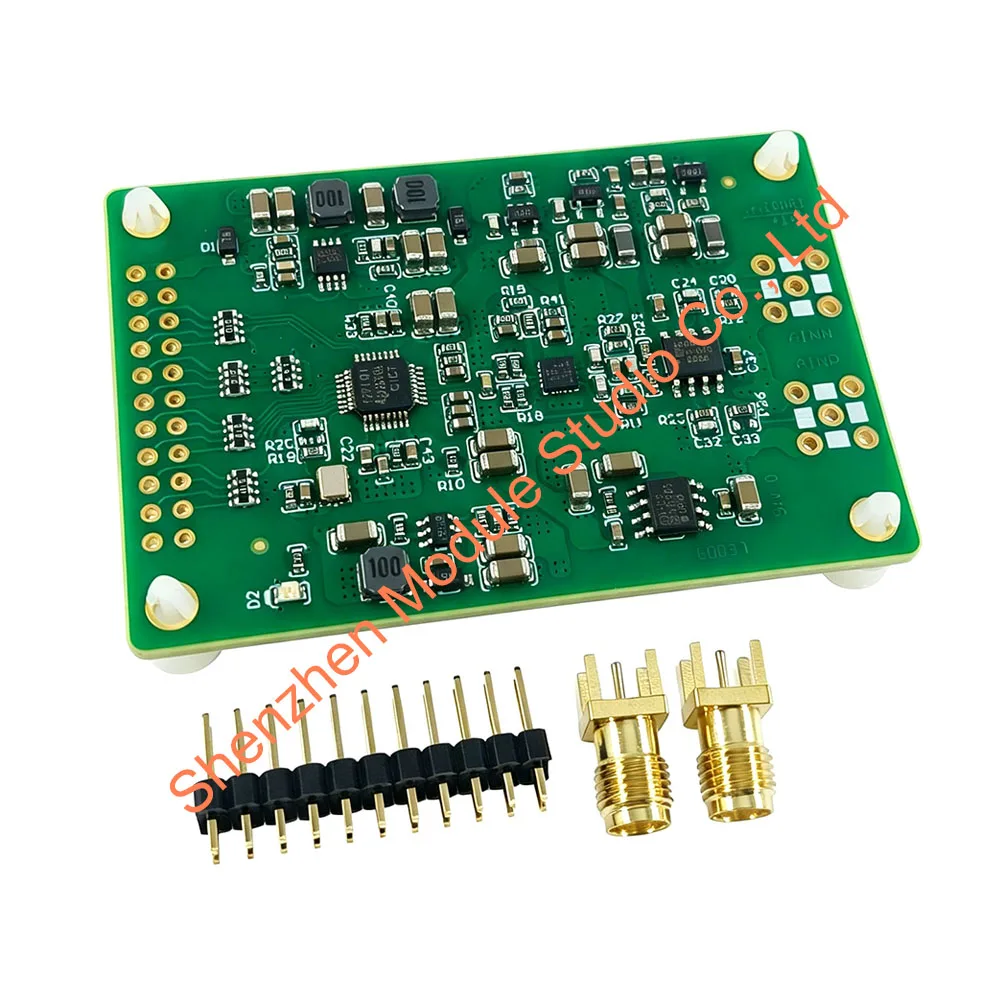 ADS127L01 24-bit High Speed ADC Module 512kSPS Sampling Rate ±10V Analog Input Data Acquisition Board