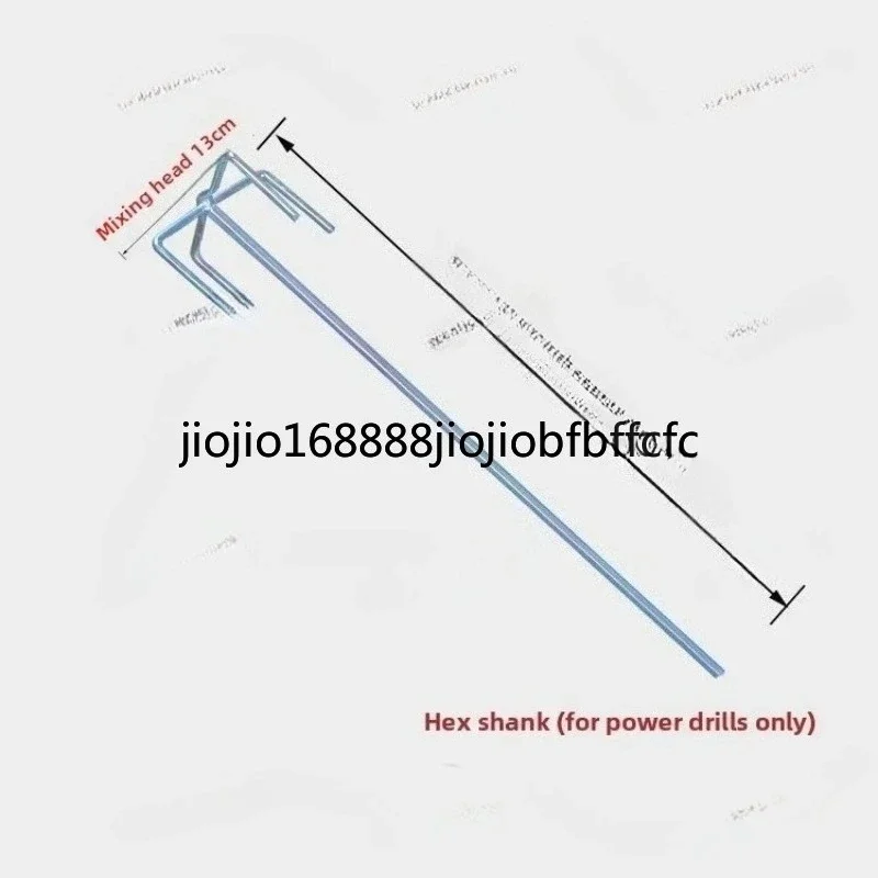 Suitable for mixer putty mixer handheld paint cement stainless steel mixing rod M14
