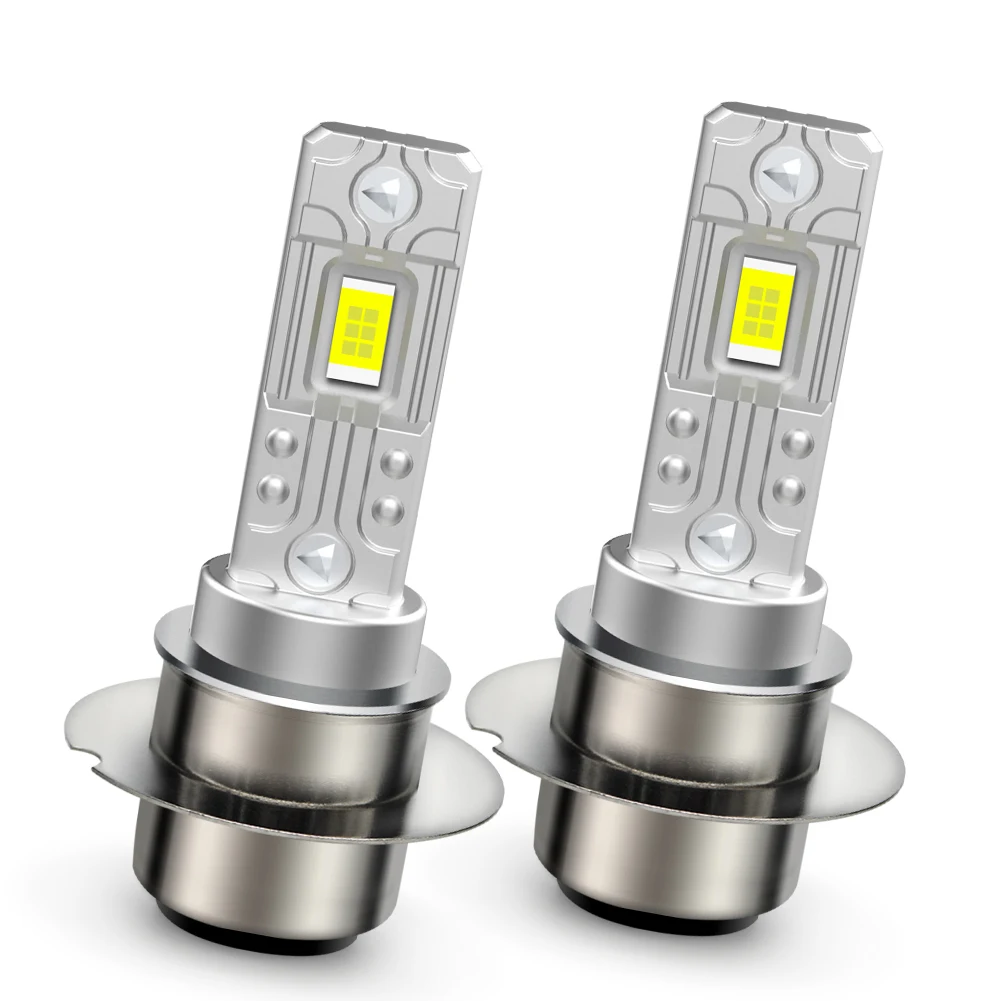 

Ruiandsion 2Pcs P36S LED Motorcycle Headlight Bulb 21W High Power Brightness 12-18V For Moped Scooter Headlamp Replace Halogen