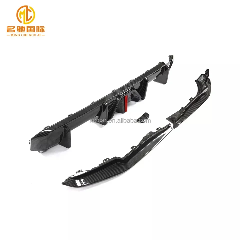 2021-2022 4series G82 Dry Carbon Fiber Rear Lip Spoiler Diffuser For BMW G82 G83 M4 Rear Lip Spoiler Diffuser