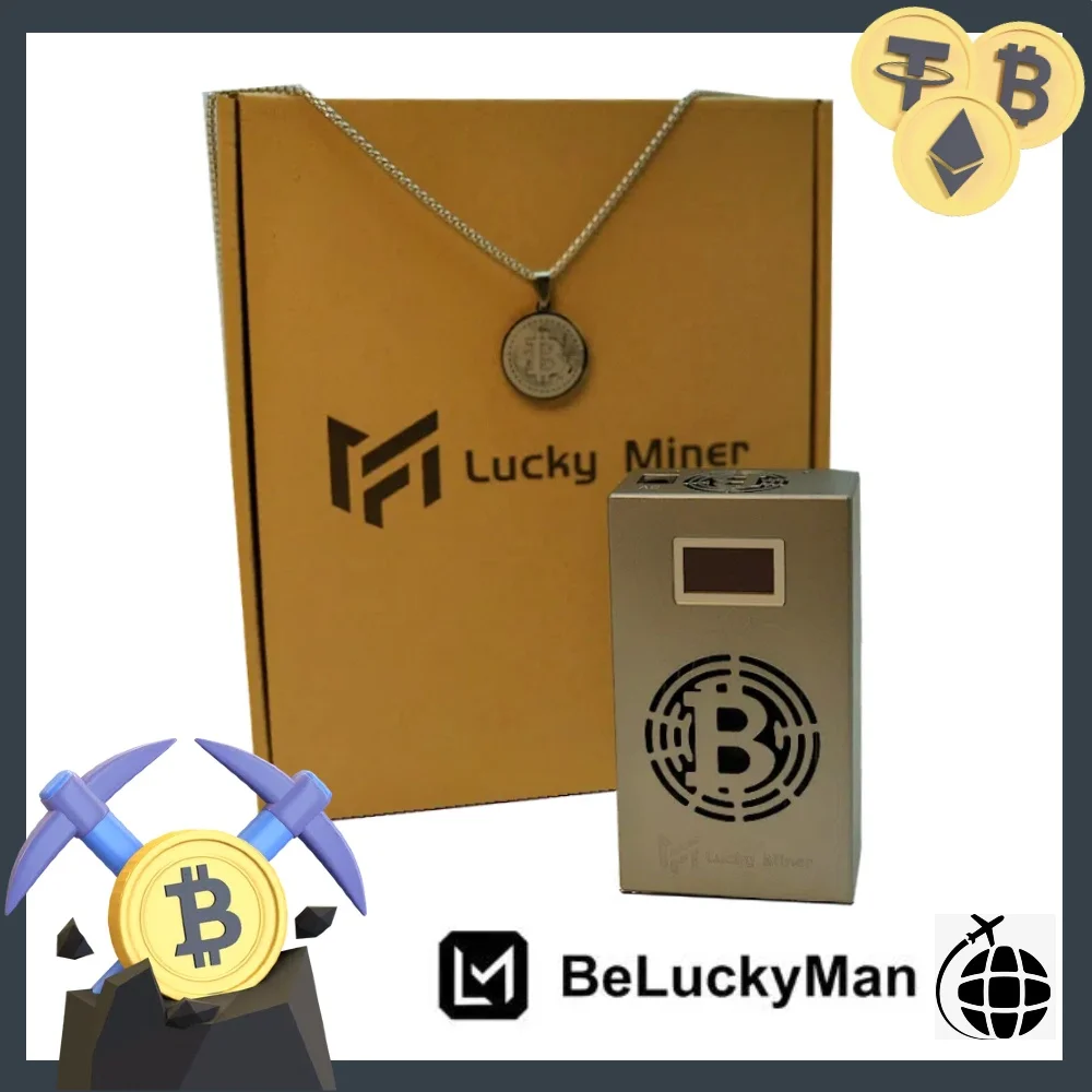 

Solo Miner Lucky miner LV06 BTC BCH BSV DGB 504GH/S USB MINI BM1366 SHA256 Crypto bit mining Machine Bitcoin lottery Miner