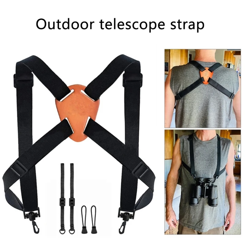 Binocular Chest Harness Ergonomic Binocular Strap Multipurpose Binocular Harness for Birding & Nature Exploration M4YD