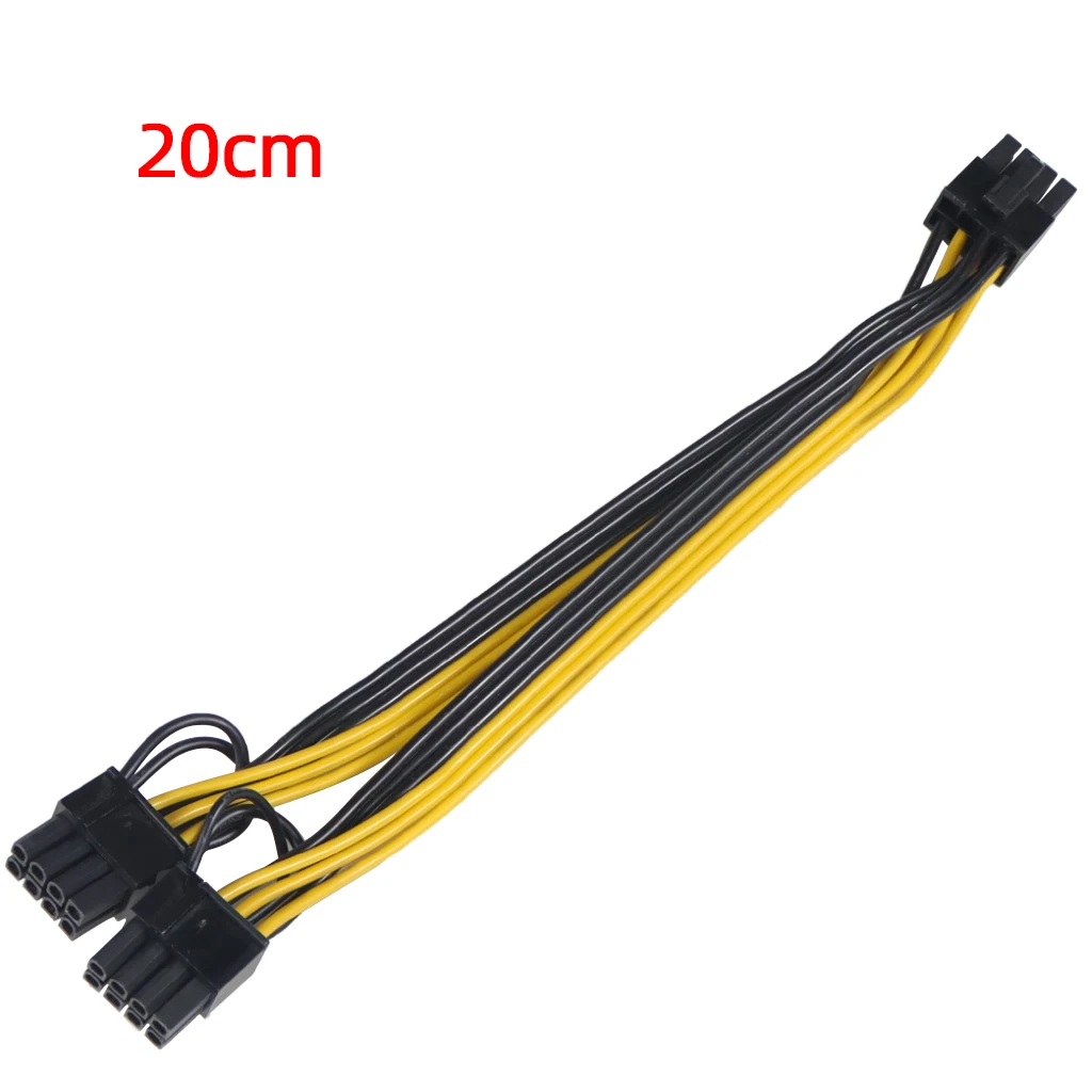 8P إلى ثنائي 8pin 6 + 2 محول كابل ل Dell Server R720/R730/R730XD بطاقة الرسومات الحبل ل تسلا GPU امدادات الطاقة الخائن كابل