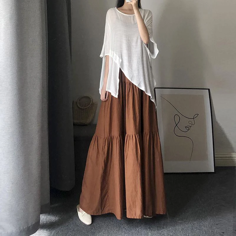 MEXZT Elegant Long Dress Women Spaghetti Strap A Line Dresses Holiday Beach Sleeveless Vestidos Korean Oversized Casual Sundress