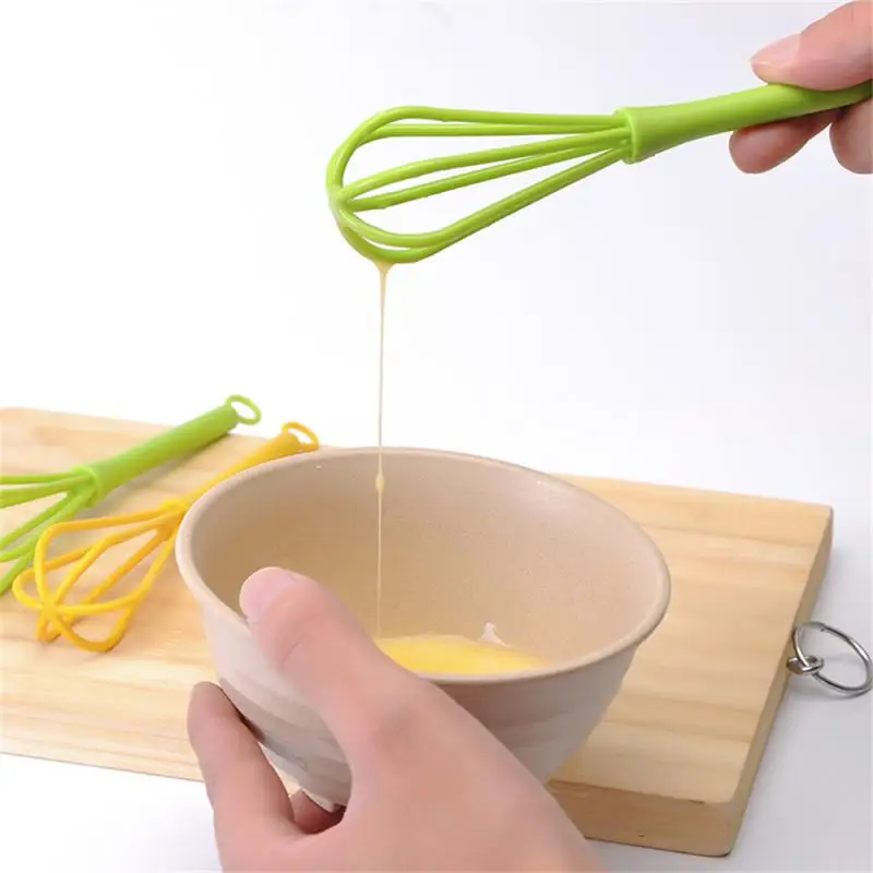 Mini Hand Whisk Mixer For Eggs Kitchen Accessories Egg Beater Plastic Cooking Tool Cream Cake Baking Flour Stirrer Egg Tools