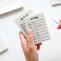 Minimalist Mini Notepad, Tearable Daily To-Do List Planner for Students, Small Notebook for Notes and Memos 2