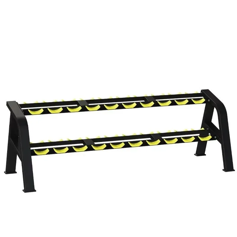 Wholesale Custom Size Metal Dumbbell Rack Adjustable Free Weight Stand Commercial Gym Equipment for Training 10 Pairs