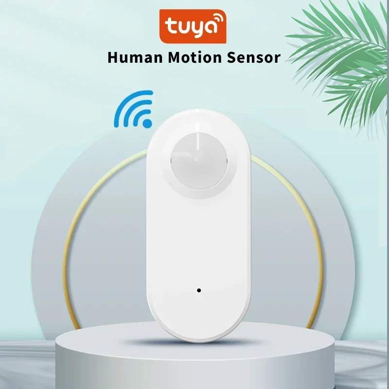 Tuya sensor infrarrojo humano, aplicación inteligente de detección móvil con wifi, sensor PIR Push, control de aplicaciones Smart life, compatible