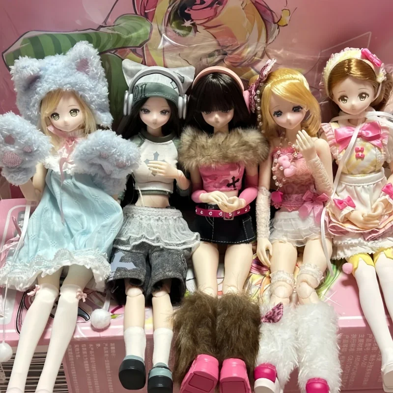 In Stock Genuine Mixed Angel Special 6 Proportional Hair Transplant Head Mjd Blind Box Action Figure Model Collection Toys Gifts view 2