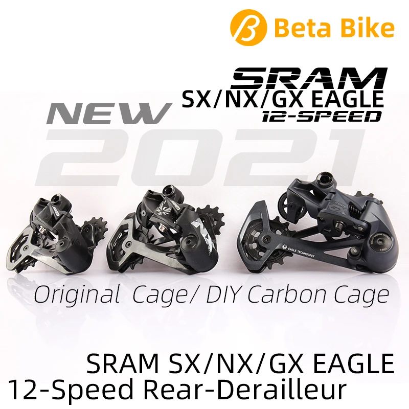 2021 New SRAM SX NX GX EAGLE 1x12 12v 12 Speed Rear Derailleur MTB Bicycle Bike Derailleur Part DIY Carbon Cage