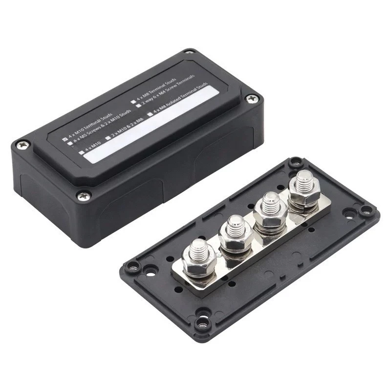 

RV bus bar, car ship yacht refitted bus bar 12V24v48V negative electrode sink line integrated junction box