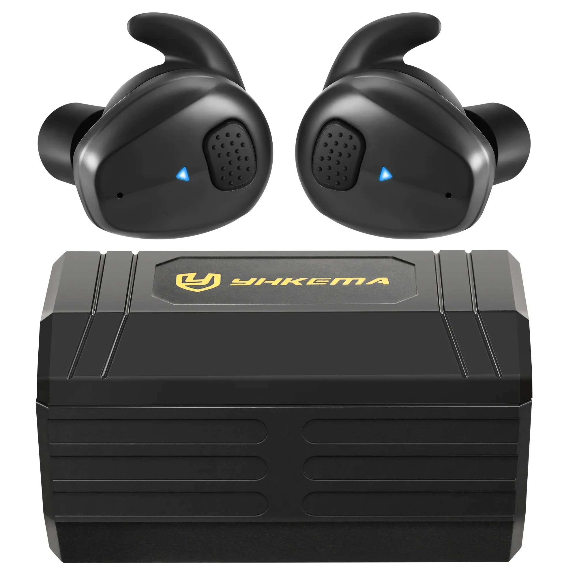 YHKEMA EB10 anti-noise earplugs rechargeable,noise reduction rating 27 NRR,for hunting shooting noise-canceling headset