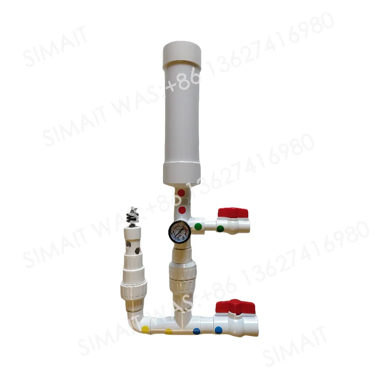 Manual Water Pump, No Electricity Needed, Self-Priming with Water Hammer Prevention, PVC Material