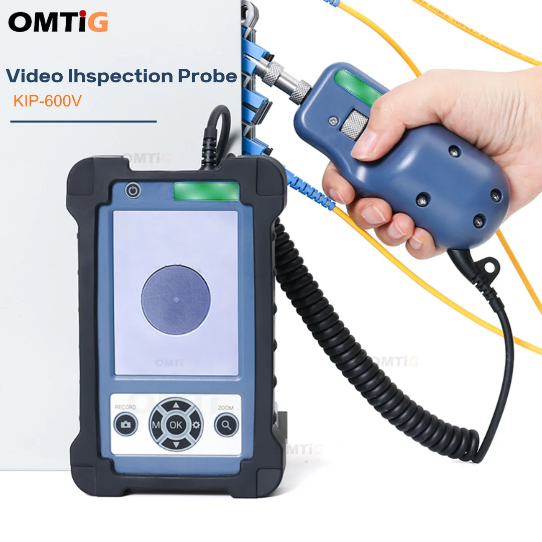 Fiber Optic Connector Inspection System KIP-600V Microscope Inspection Probe Optical Fiber Hand-held Fiber FedEx 400X Free Ship