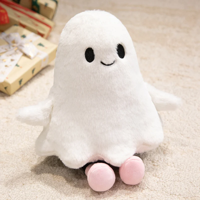 

Cute White Little Ghost Plush Toy Soft Ghost Halloween Party Supplies Decorations Festival Collection Festival Gifts For Friend