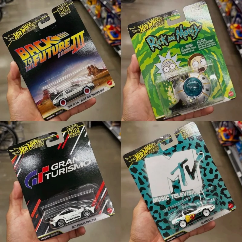 Hot Wheels Premium Replica Entertainment Rick And Morty Rick'S Ship Metal Collectible Diecast Model Vehicle Toy Gifts