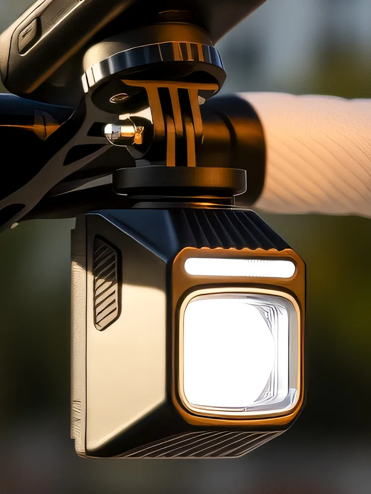 AliExpress TOSUOD Bicycle Headlight With Remote Control 1200 Lumens 3200mAh Power Type-C Charging Bike LED Flashlight 6 Modes Headlight