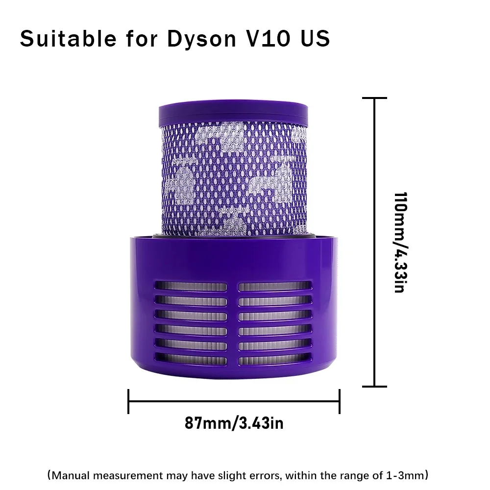 Hape Filter For Dyson G5 V6 V7 V8 V10 V11 V12 V15 SV12 SV14 SV18 SV19 SV20Robot Vacuum Cleaner Accessory Filter Brush Attachment view 5