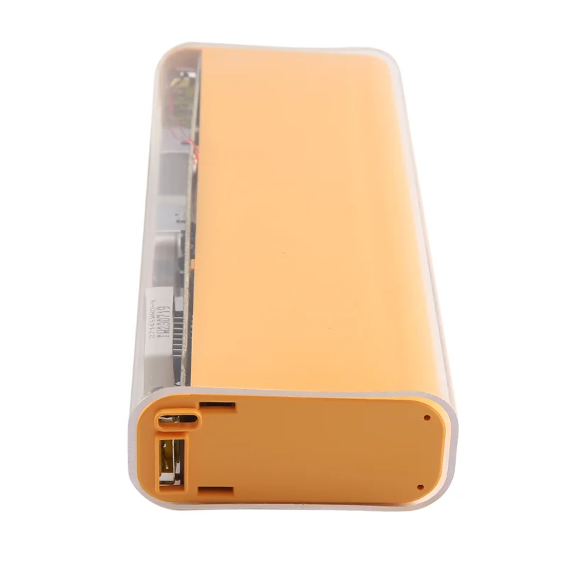 

Y50A-Powerbank Case Accessories Fast Charging Board 100W With USB TYPE C Two-Way Suit 18650/21700 Battery Case Yellow