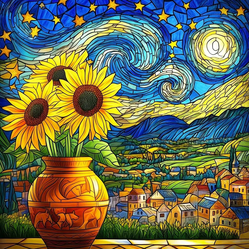 

Starry Night Various-sized Wooden Jigsaw Puzzles , No Dust, Home Decor Birthday Party Gift Toy for Men Women Elders Seniors