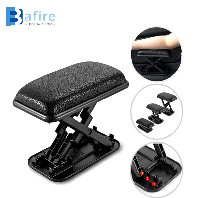 Car Armrest Pad Adjustable Armrest Cushion Adjustable Height Car Armrest Left Right Elbow Support Pad Anti-Fatigue Armrest Pad