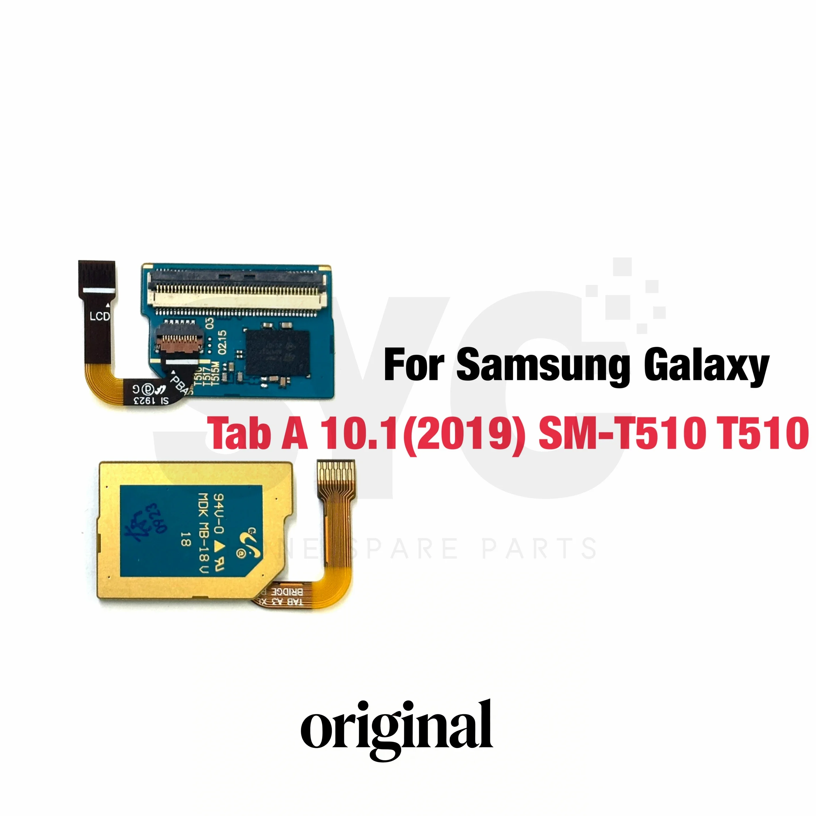 

Original LCD Display Touch Screen Panel Connector Board Flex Cable for Samsung Tab A 10.1 2019 T510 T515 Replacement