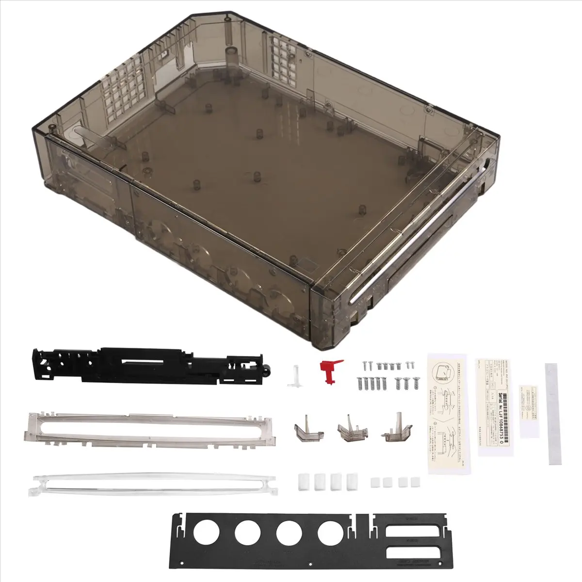 【~ New Y24A】For Full Case Cover Housing Shell with Buttons - Transparent Housing Shell Case for Game Console C