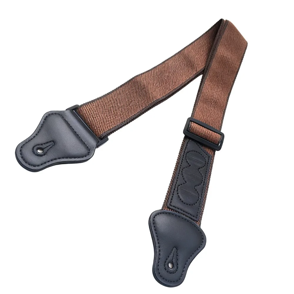 conjunto-de-2-correias-de-guitarra-confortaveis-em-algodao-marrom-para-pratica