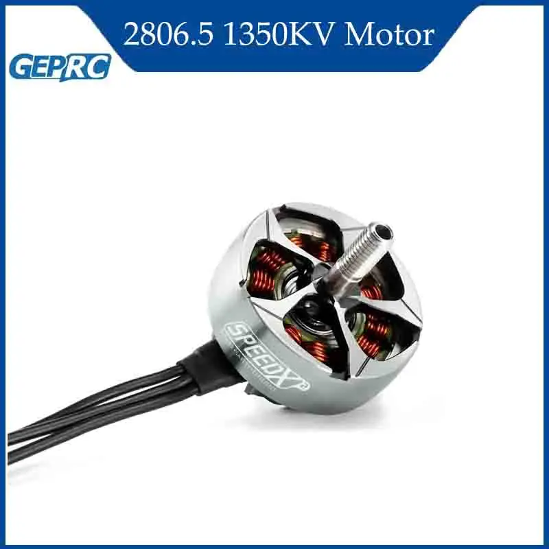 

GEPRC SPEEDX2 2806.5 1350KV Бесщеточный двигатель 4-6S для радиоуправляемого мультиротора FPV Фристайл 6-7 дюймов Дальние дроны DIY RC Запчасти