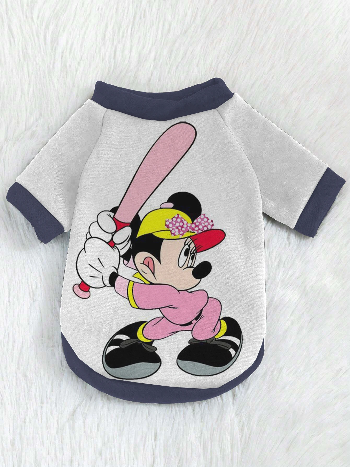 3D Printed puppy Clothing Thickened hoodie Disney Minnie Mickey Elements Cute fall hoodie thickened Chihuahua products Home Gard