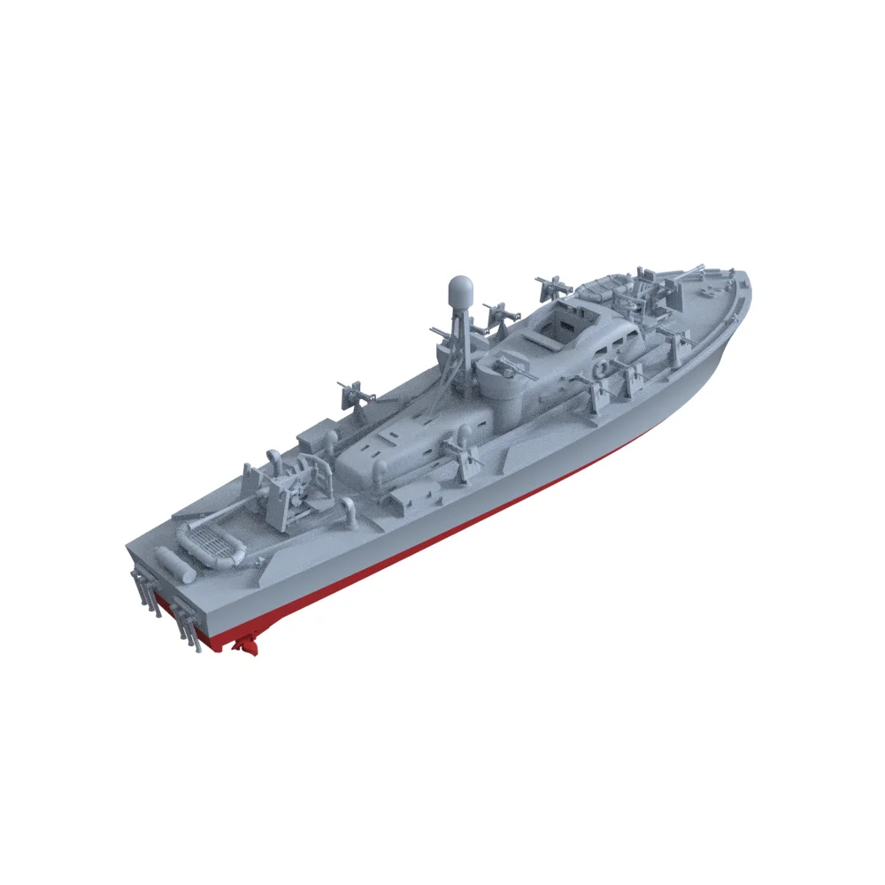 

SSC762 SSMODEL 1/350 1/700 1/200 USS Elco 77-футовый PT Boa PT-59 Полный корпус военной модели