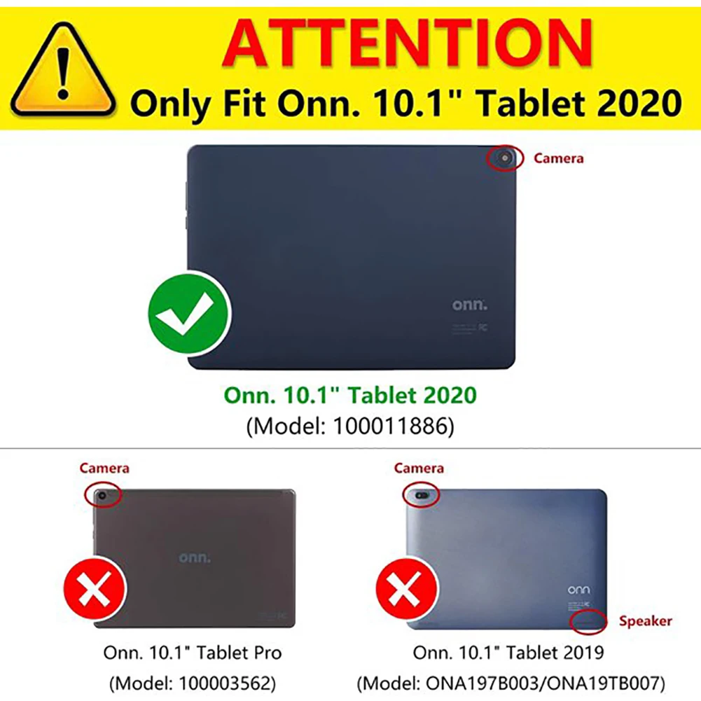 For Walmart Onn 10.1 inch 2nd 2020 Children Shockproof Shell Tablet Case for walmart onn 8 2019 2020 Kids Stand tablet cover