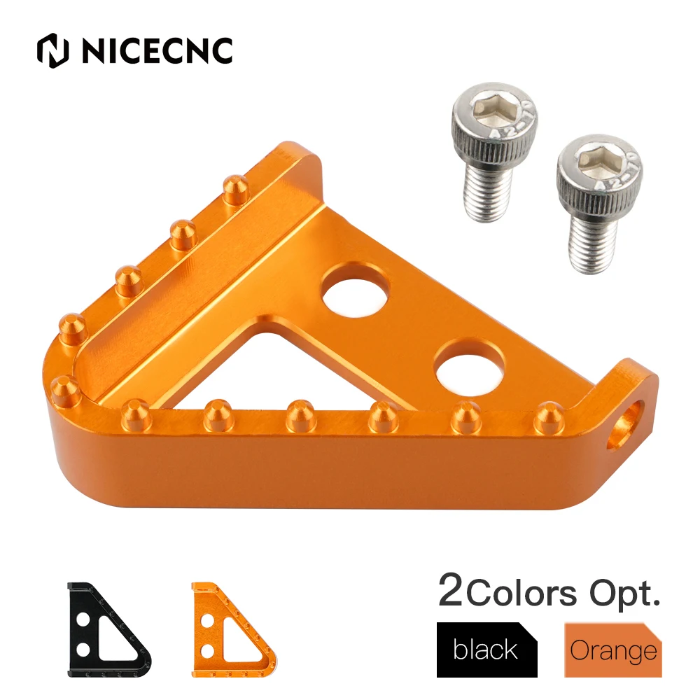 NICECNC Rear Brake Pedal Plate For KTM EXC EXCF SX SXF XC XCW XCF XCWF 125 200 250 350 400 450 2004-2016 Husqvarna Husaberg BETA