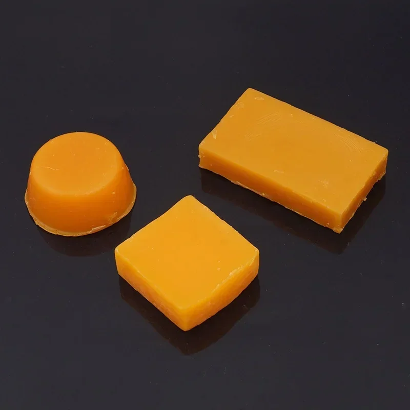 Thread Line Wax Sewing Supplies DIY Tool Rectangle, Orange Beeswax Block, Beeswax Leather Craft Waterproof and Moistureproof