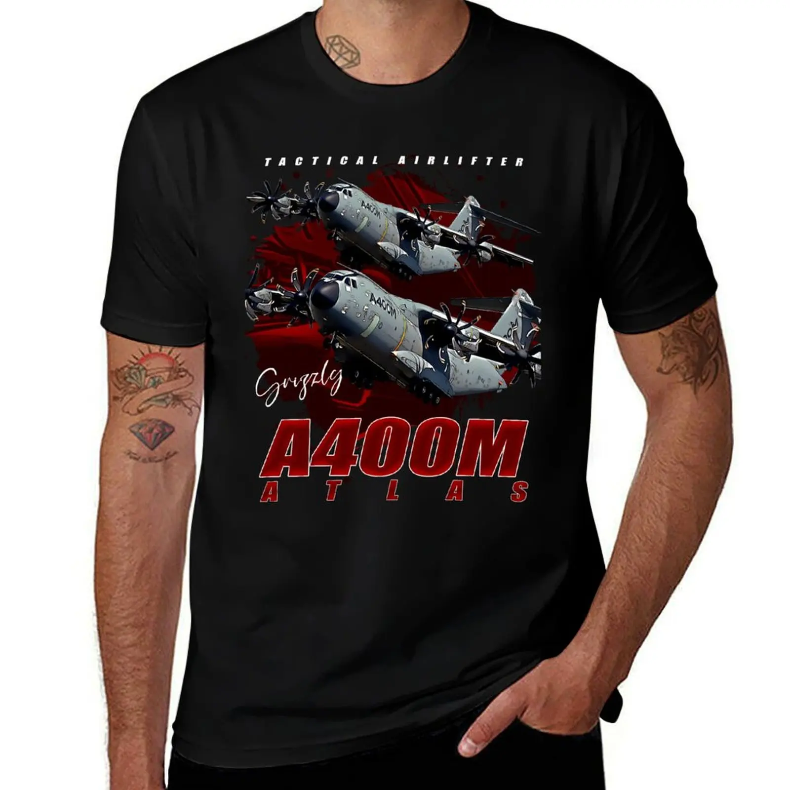 

A400M Tactical Airlifter Heavy Aircraft T-Shirt t shirt man luxury anime tshirt