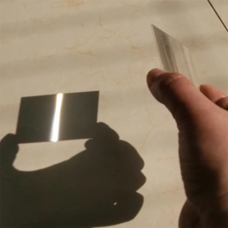 50X50mm Linear Fresnel Lens Focal Length 150MM PMMA Parallel Line Type Threaded Optical Lens Striped Strip Light LED Condenser