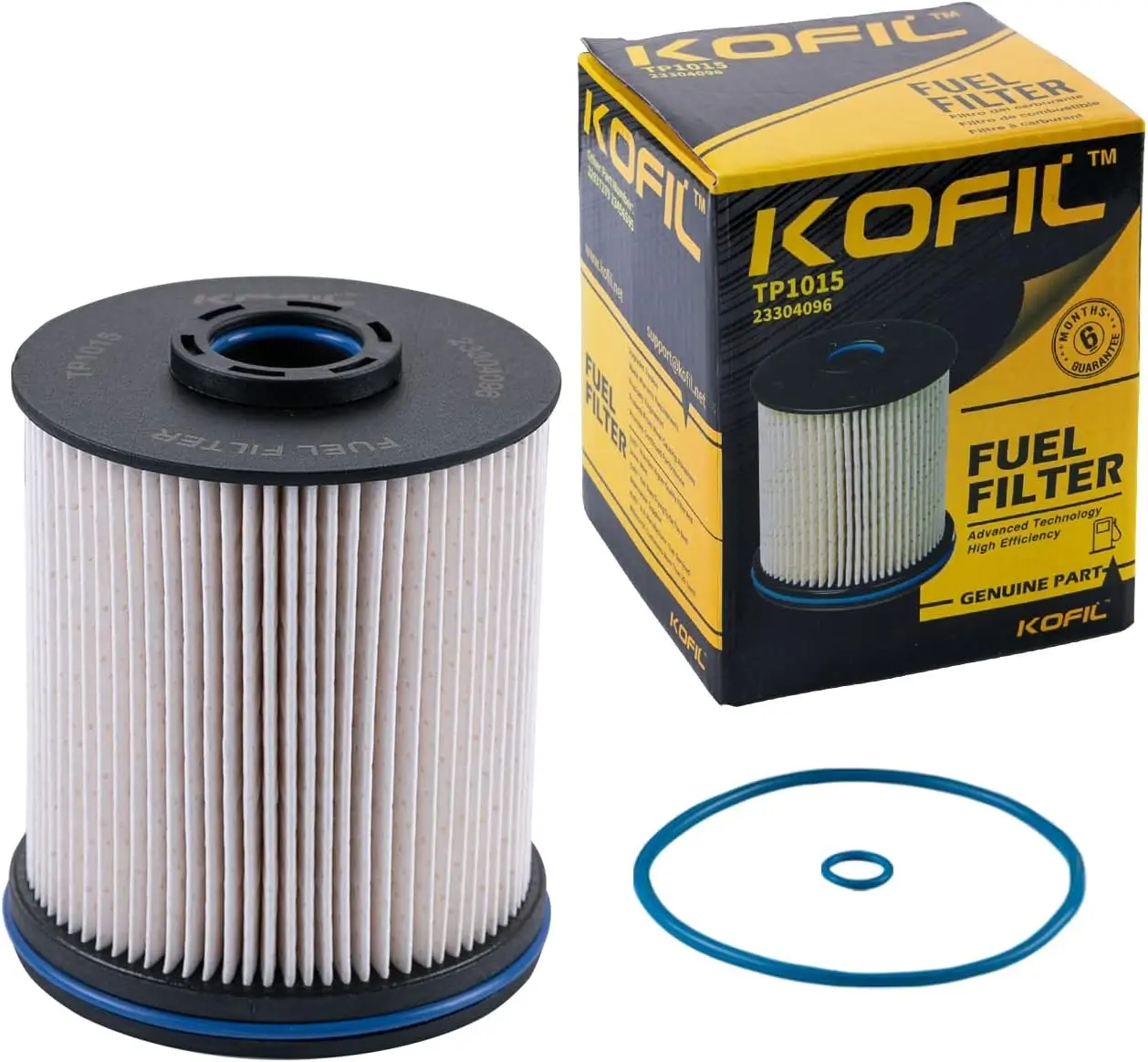 Filtro de combustible TP1015 para filtro de combustible diésel Duramax de 6,6 L 17-21 Chevrolet Silverado/GMC Sierra 2500HD 3500HD 14-18 Chevrolet Cruze