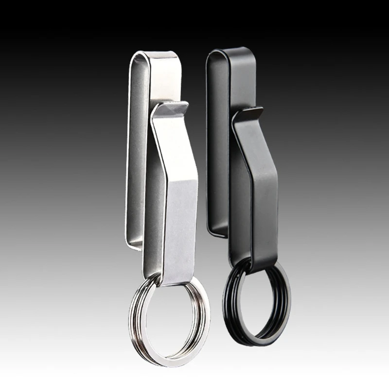 Outdoor Keychain Buckle Anti-Lost Hanging Clip Stainless Steel Car Keys Clip Dropshipping