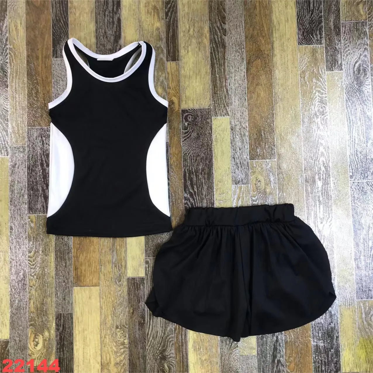 

2024 Yoga sets for Girls Boutique clothing hot sale clothes 2 to 8 years children clothes cotton comfortable fitness special