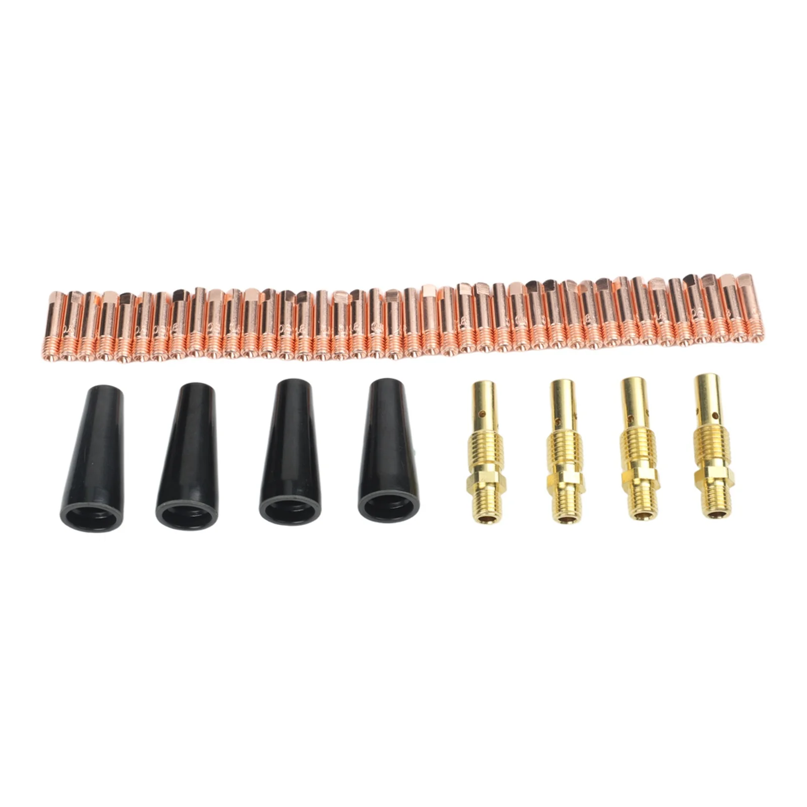 

Gas Diffusers Flux Core Nozzle Kit 48 Pieces Nozzle Tips Kit Welding Tool Kit For Professionals Contact Tips Standard Size