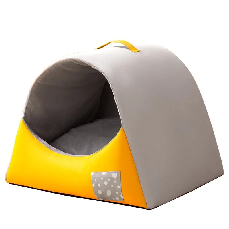 

Universal Puppy Nest Supplies Four Seasons Semi-Closed Cat Nest Durable Heating Dog Bed Box and Carton Packaging