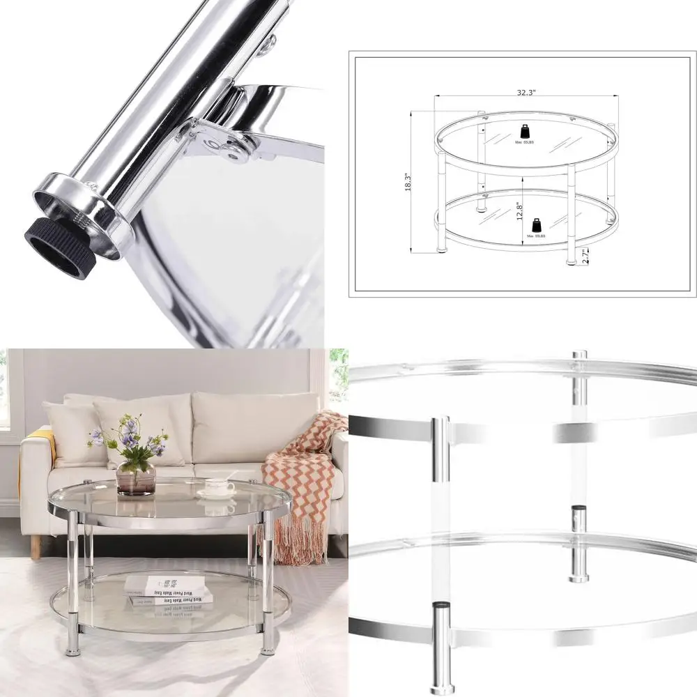 

Круглый журнальный столик для гостиной — центральная часть круглой конструкции