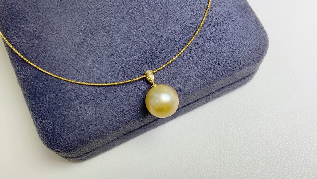 DIY 18K Diamonds  Pearls Pendants Bases Pedestals Necklaces for Women Not Include Pearls JCY