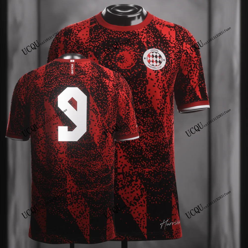 Hurri kane Alemania Bayern 2025-26 # 9 rojo azul nueva llegada fan perímetro fútbol camiseta casual adultos niños leyendas unisex