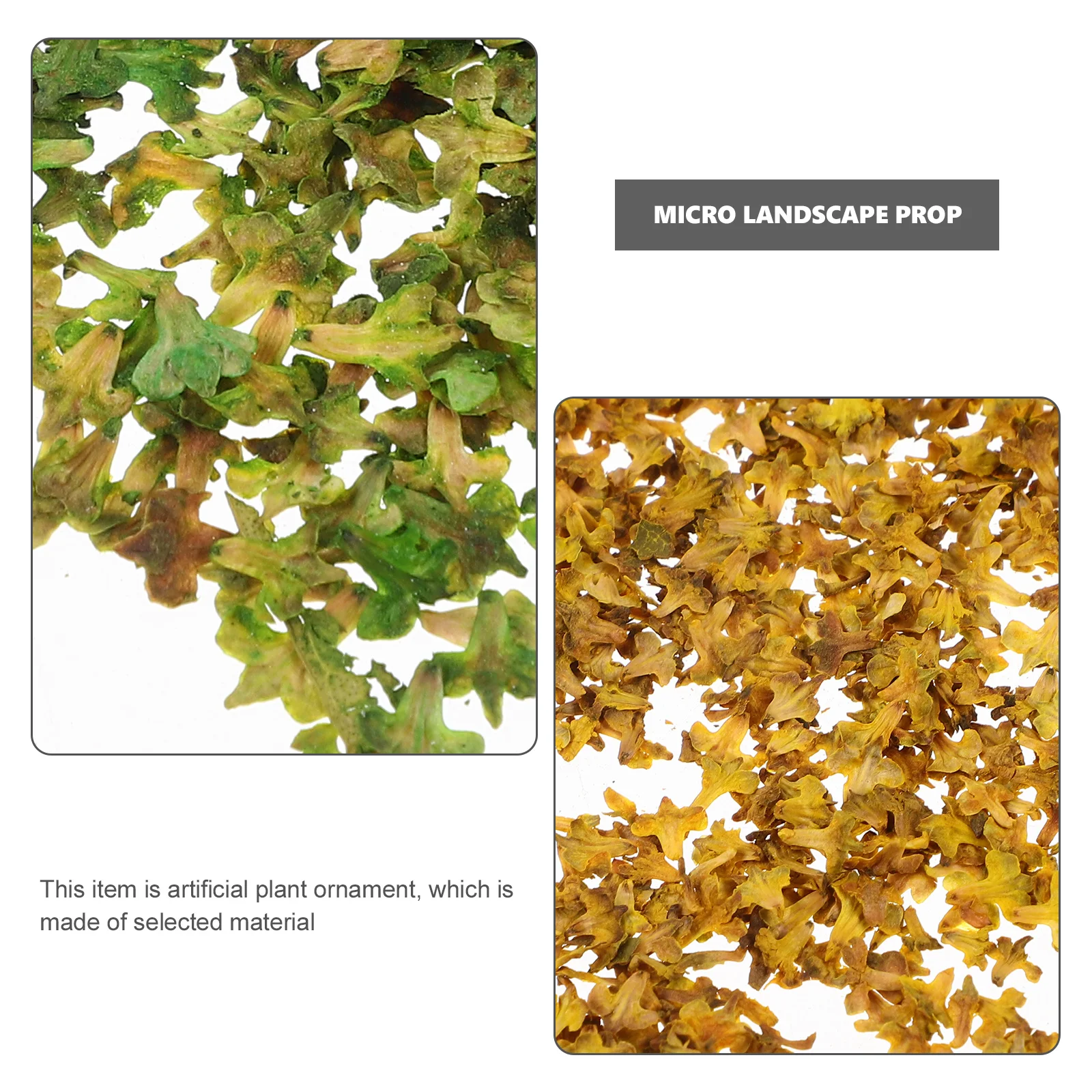 

4Packs Simulation Leaves Decor DIY Micro Landscape Prop Green Leaves for Bonsai Crafts Micro Landscape Prop Green Leaves,