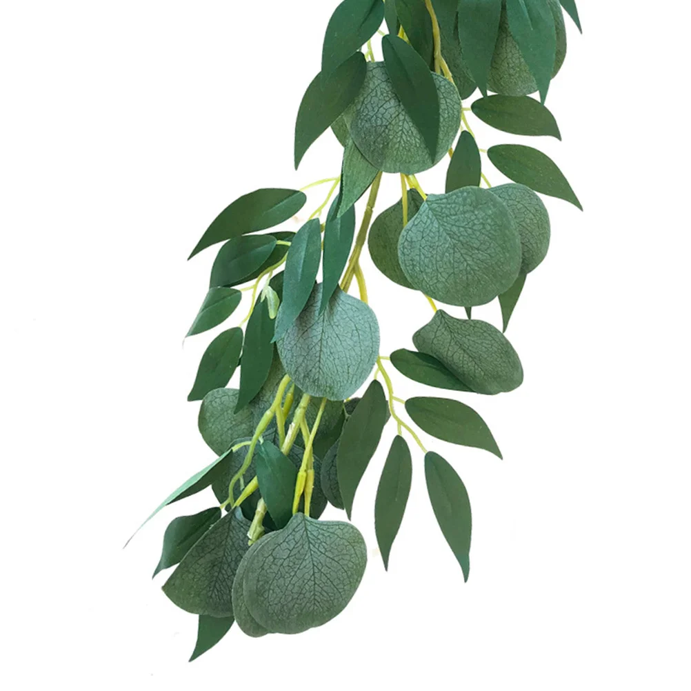 

2M Artificial Eucalyptus Vine Hanging Decor Simulation Greenery Plant For Wedding Bedroom Party Balcony Home Simulated Willow