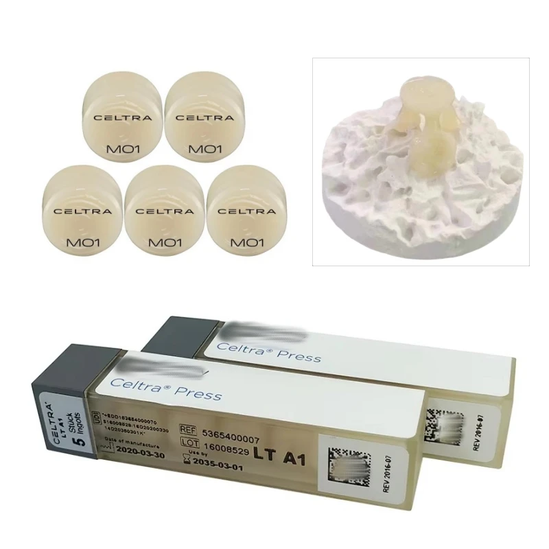 

5Pcs/Tube Dentspl Sirona Dental Lab Celtra Press 5Pieces ZLS Zirconia-Reinforced Lithium Silicate