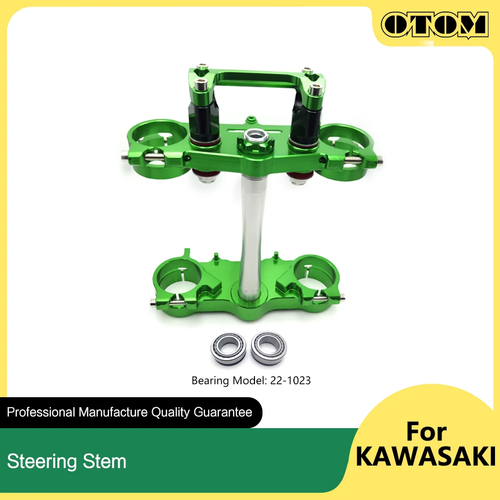 OTOM 2016 Motorcycle Steering Stem Triple Tree Clamp Bar Mount Bearing Handlebar Part For KAWASAKI KX250F KX450F Motorbikes