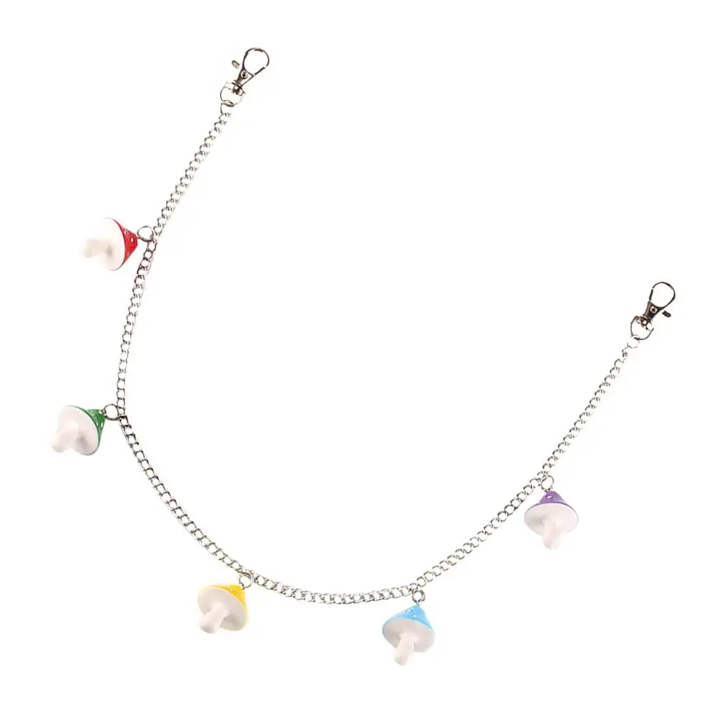 

Mushroom Pants Chain Belt Alloy Acrylic Women Chains For Trousers Party Club Wear Body Fashion Jewelry Chains For Pants